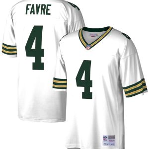 Brett Favre Green Bay Packers Jersey Mitchell & Ness 1996 Legacy Replica - White