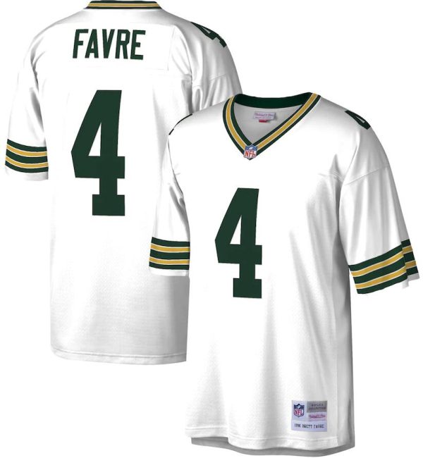 Brett Favre Green Bay Packers Jersey Mitchell & Ness 1996 Legacy Replica - White