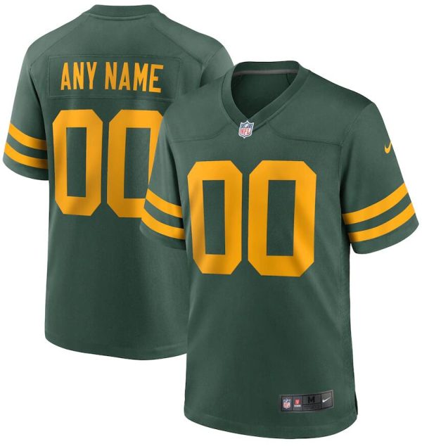 Green Bay Packers Jersey Nike Alternate Custom - Green